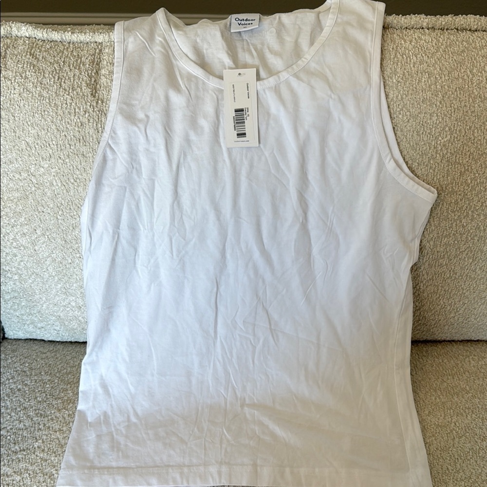 NWT OV everyday tank XS White